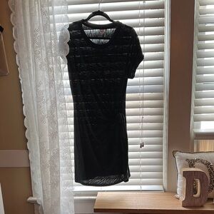 Casual  Black cotton Dress